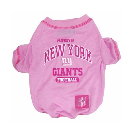 Pets First New York Giants Pink Dog T-Shirt - Medium pfnyg4016-0003